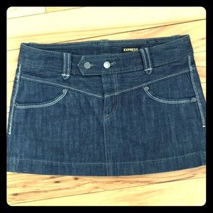 Express denim skirt